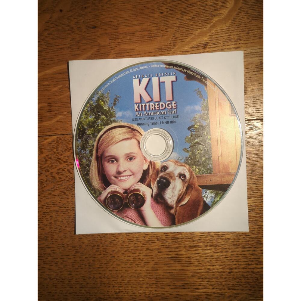 KIT KITTERIDGE: An American Girl (DVD) Abigail Breslin Disc Only